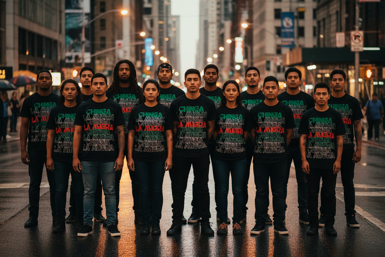 Chinga La Migra Latino Community Tee