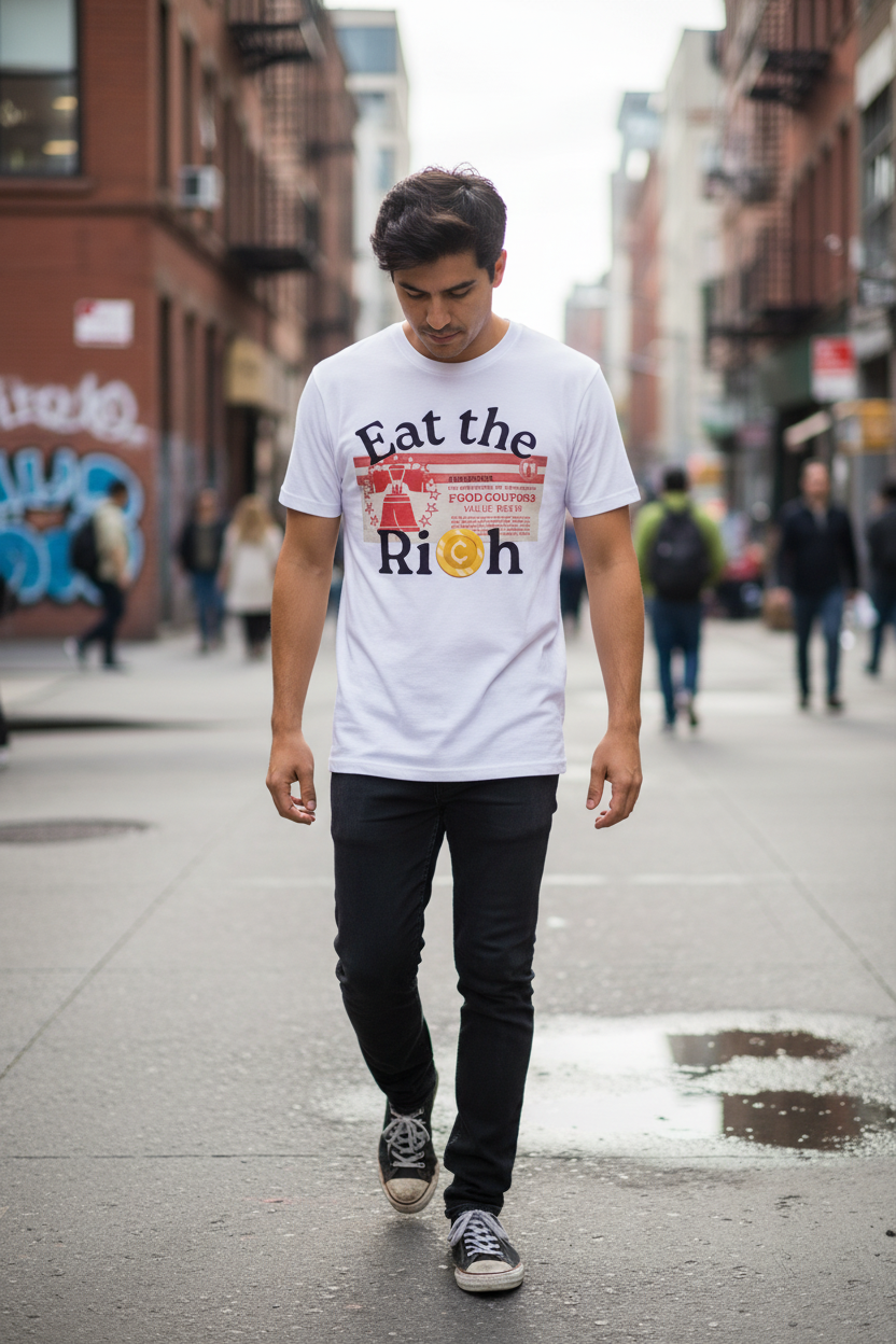 Eat the Rich Street Style Mockup
