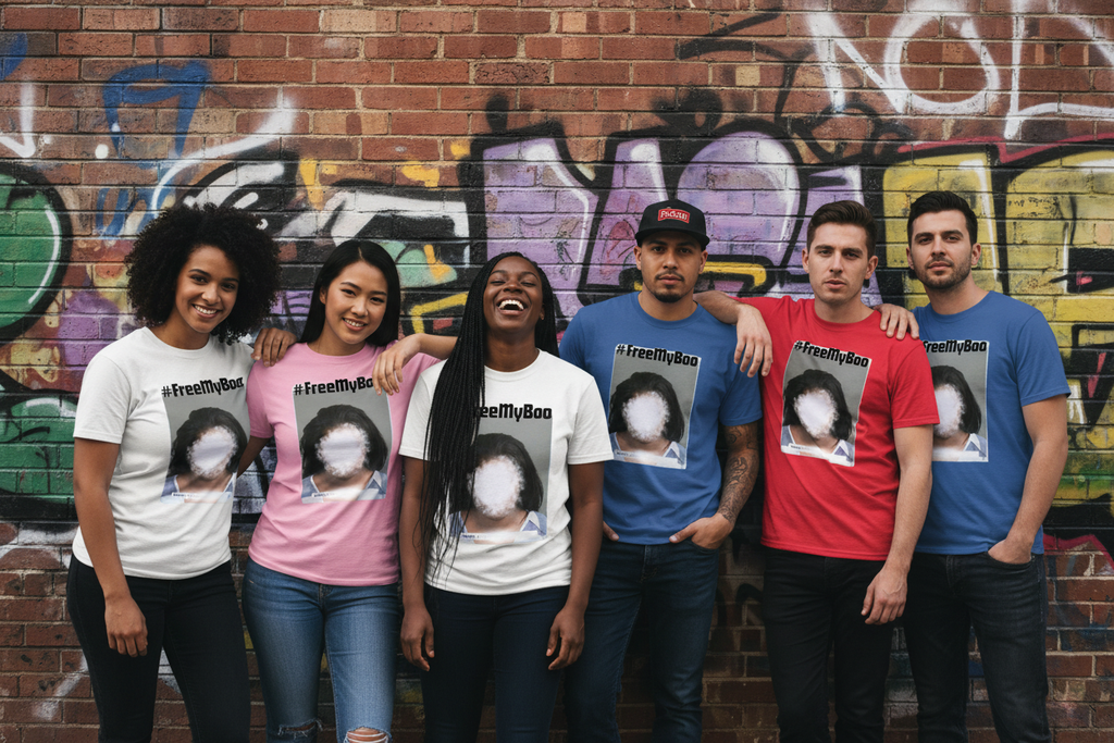 FreeMyBoo Group Street Style Mockup